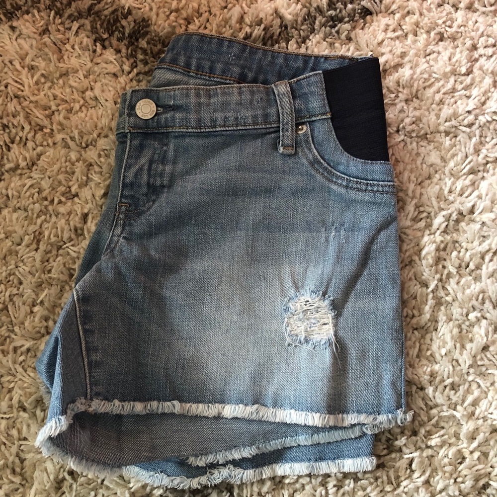 Denim Maternity shorts